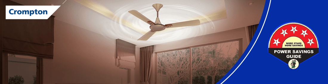 Top 5-Star BEE Rated Ceiling Fans for Energy Efficiency by Crompton