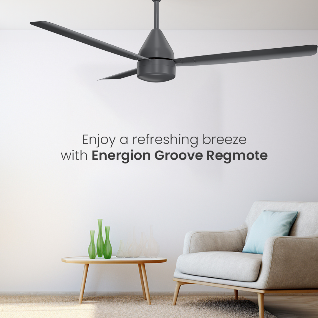 Crompton Energion Groove Regmote BLDC Ceiling Fan Crompton Energion Groove Regmote BLDC Ceiling Fan