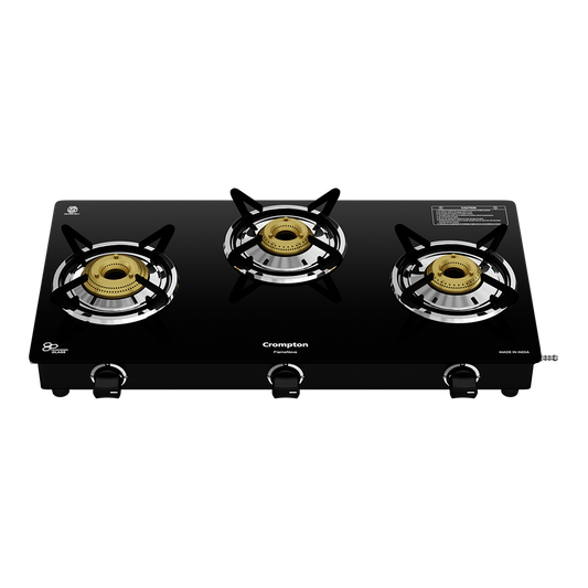 Crompton Cooktop FlameNova 3 Burner 69 cm Glass