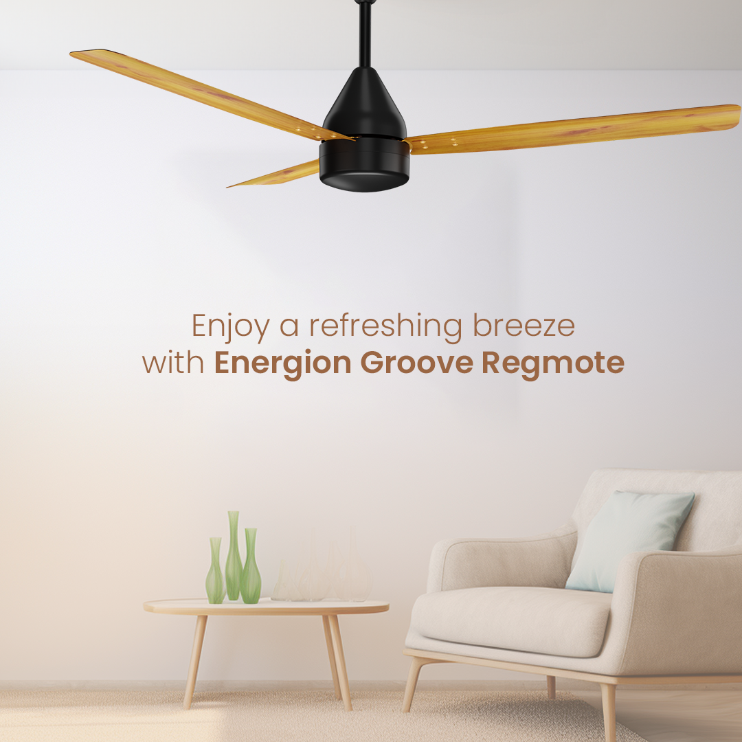 Crompton Energion Groove Regmote BLDC Ceiling Fan Crompton Energion Groove Regmote BLDC Ceiling Fan