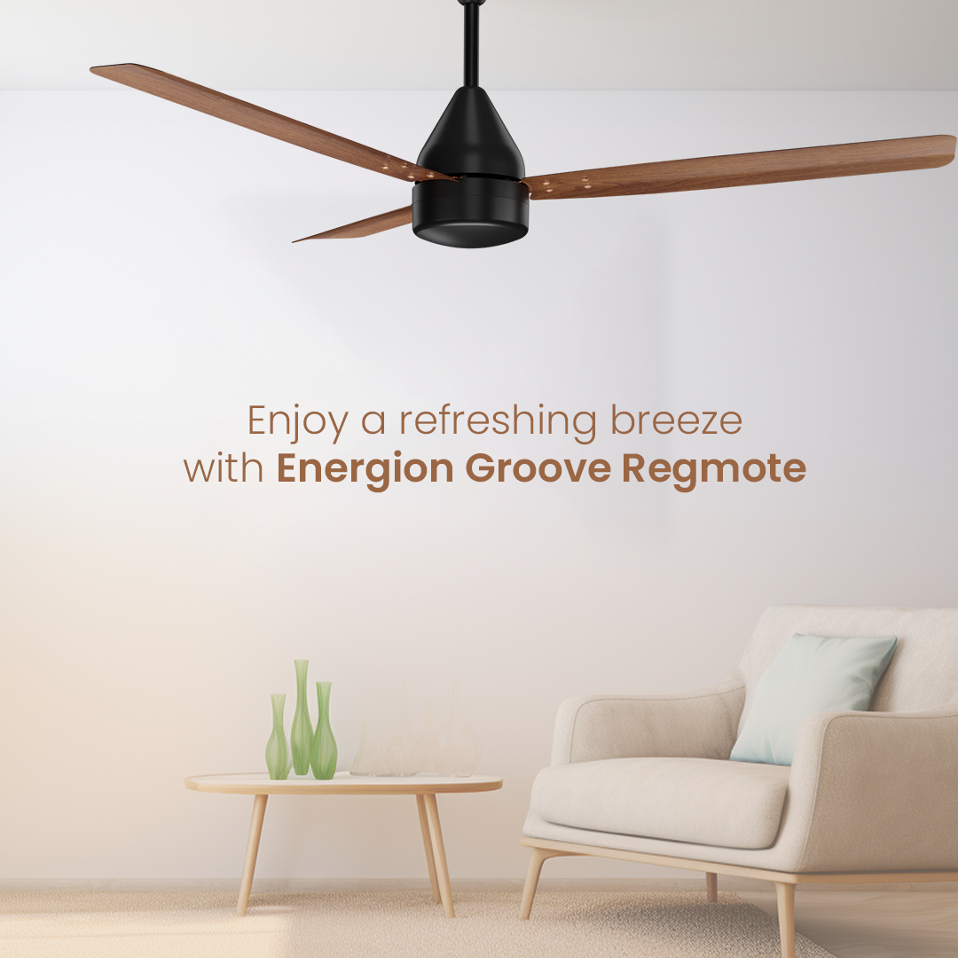 Crompton Energion Groove Regmote BLDC Ceiling Fan Crompton Energion Groove Regmote BLDC Ceiling Fan