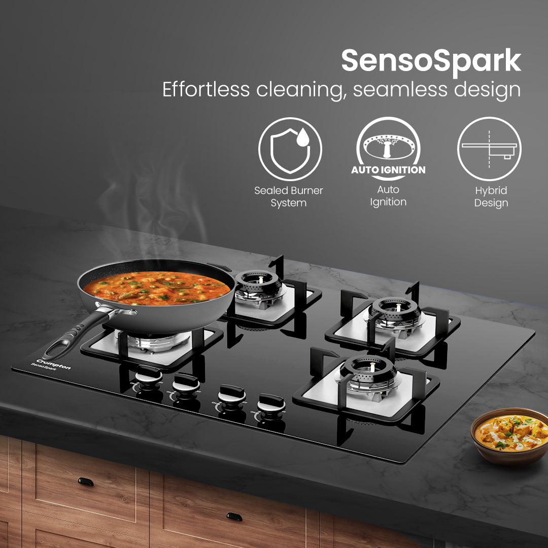 Crompton Sensospark 76cm 4 Burner Crompton Sensospark 76cm 4 Burner