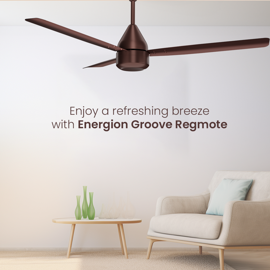 Crompton Energion Groove Regmote BLDC Ceiling Fan Crompton Energion Groove Regmote BLDC Ceiling Fan