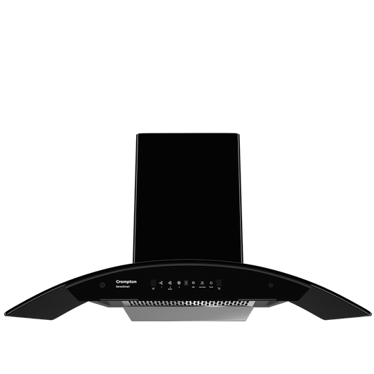 Crompton SensoSmart Curved 90cm Filterless Chimney