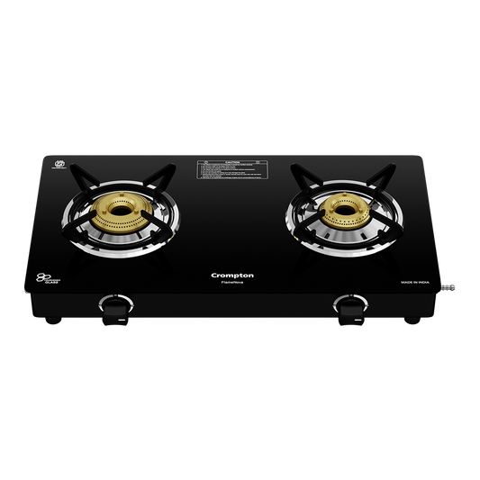 Crompton Cooktop FlameNova 2 Burner 60 cm Glass