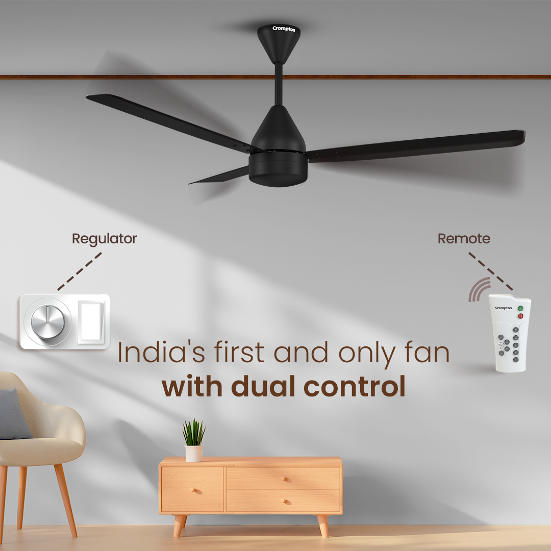 Crompton Energion Groove Regmote BLDC Ceiling Fan Crompton Energion Groove Regmote BLDC Ceiling Fan