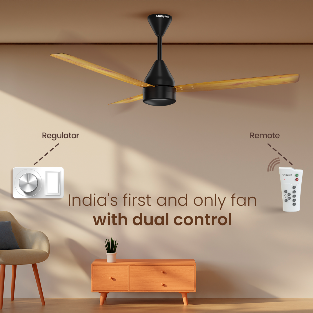 Crompton Energion Groove Regmote BLDC Ceiling Fan Crompton Energion Groove Regmote BLDC Ceiling Fan