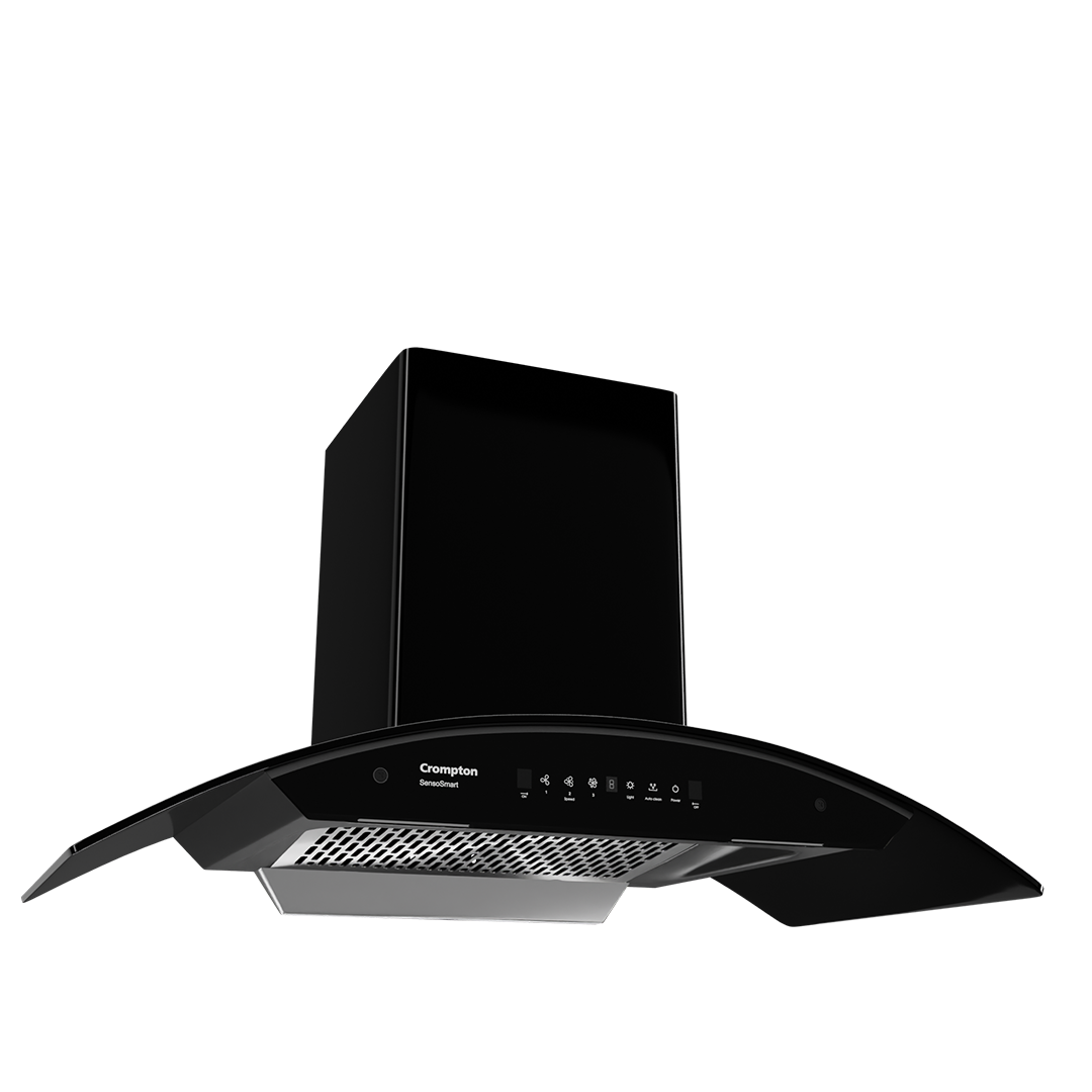 Crompton SensoSmart Curved 60cm Filterless Chimney Crompton SensoSmart Curved 60cm Filterless Chimney