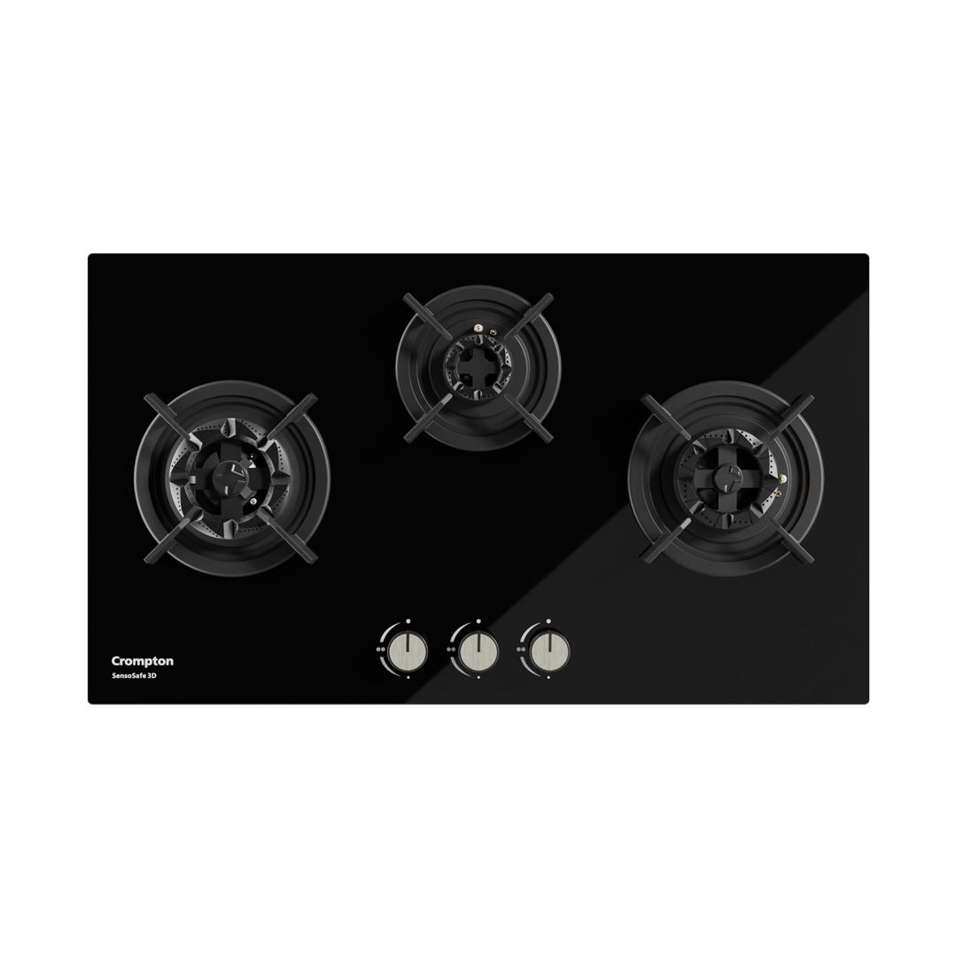 Crompton SensoSafe Gas Hob 3D 78cm 3 Burner Crompton SensoSafe Gas Hob 3D 78cm 3 Burner