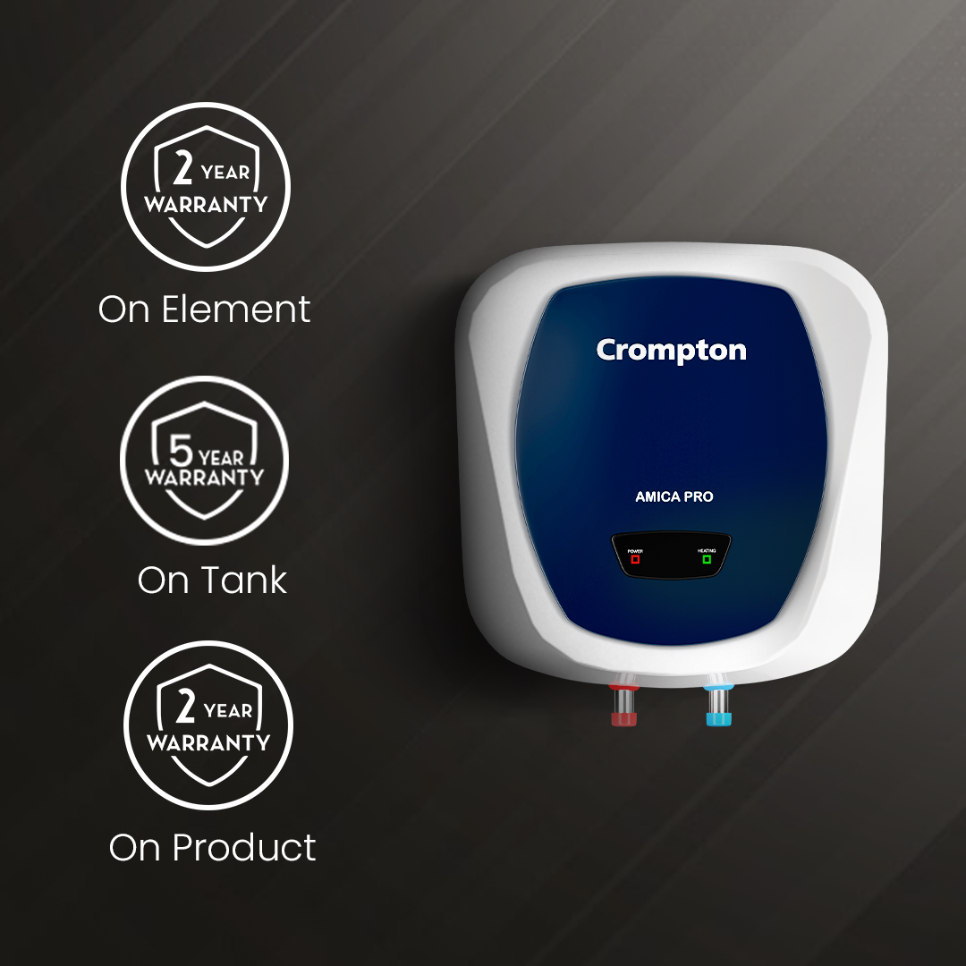 Crompton Amica Pro, 5 Star Rated Storage Water Heater Crompton Amica Pro, 5 Star Rated Storage Water Heater