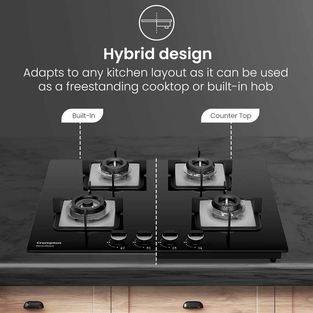 Crompton Hob Sensospark 65Cm 4 Burner Crompton Hob Sensospark 65Cm 4 Burner