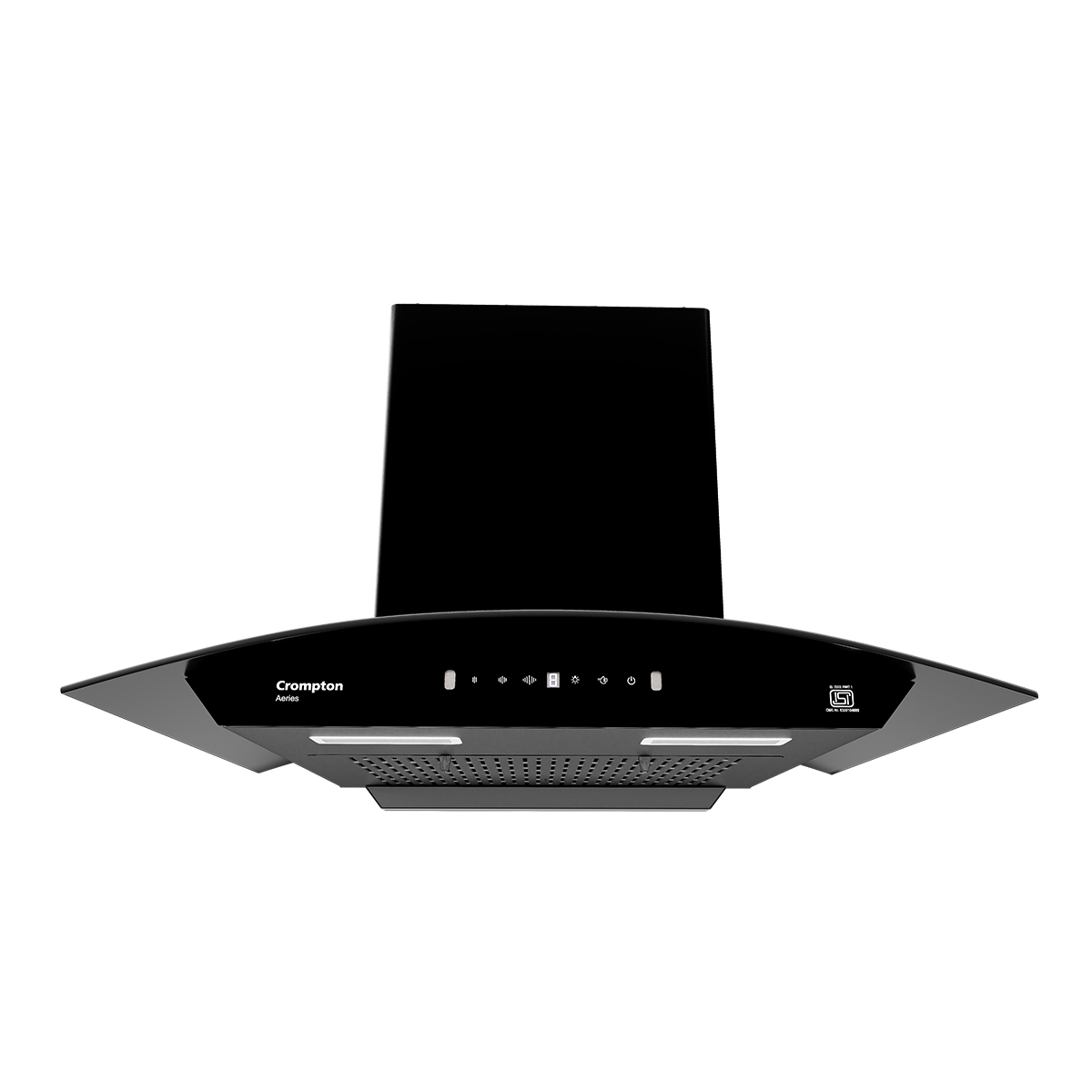 Crompton Aeries Curv Filterless IND Chimney Crompton Aeries Curv Filterless IND Chimney
