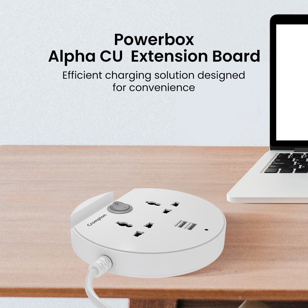Crompton Powerbox Alpha CU Extension Board 6A - White Crompton Powerbox Alpha CU Extension Board 6A - White
