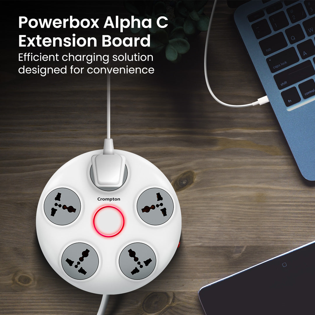 Crompton Powerbox Alpha C Extension Board 6A - White Crompton Powerbox Alpha C Extension Board 6A - White
