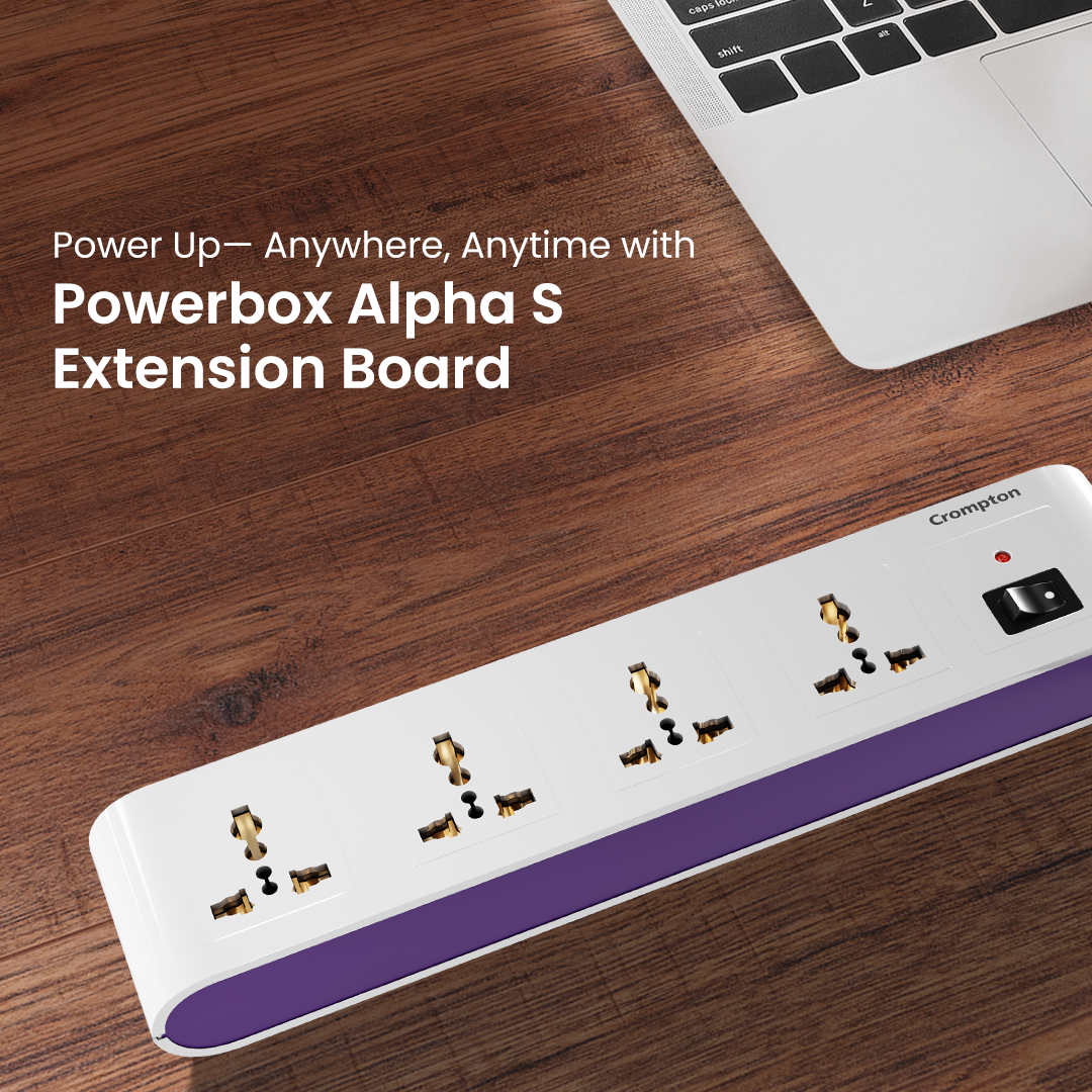 Crompton Powerbox Alpha S Extension Board 6A - White Crompton Powerbox Alpha S Extension Board 6A - White