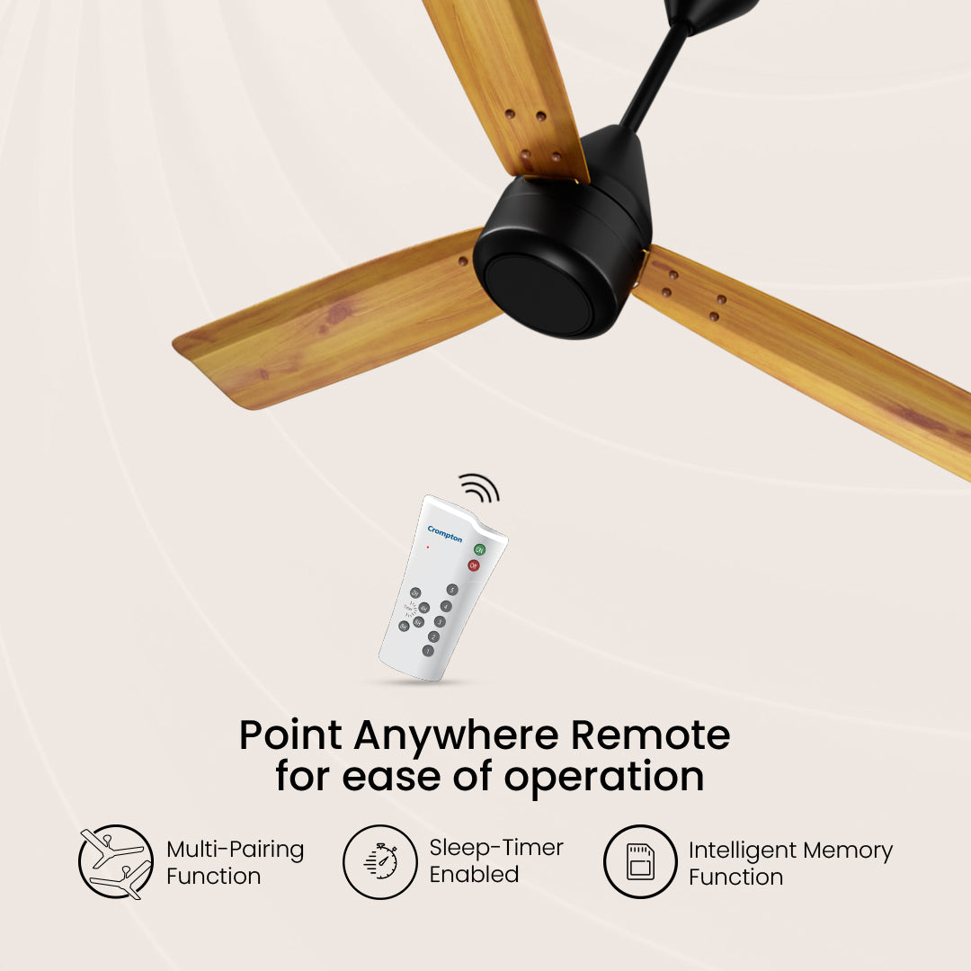 Crompton Energion Groove Remote BLDC Ceiling Fan Crompton Energion Groove Remote BLDC Ceiling Fan