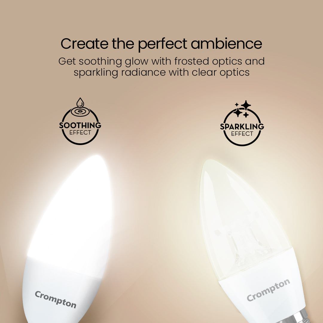 4.5 W Mushroom Shaped E27 Candle Lamp - WW 4.5 W Mushroom Shaped E27 Candle Lamp - WW