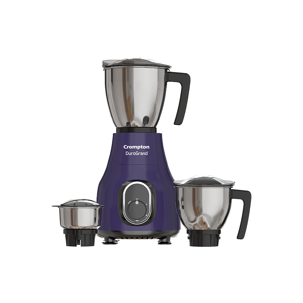 Crompton DuroGrand 750W Mixer Grinder 3 Stainless Steel Jars Crompton DuroGrand 750W Mixer Grinder 3 Stainless Steel Jars