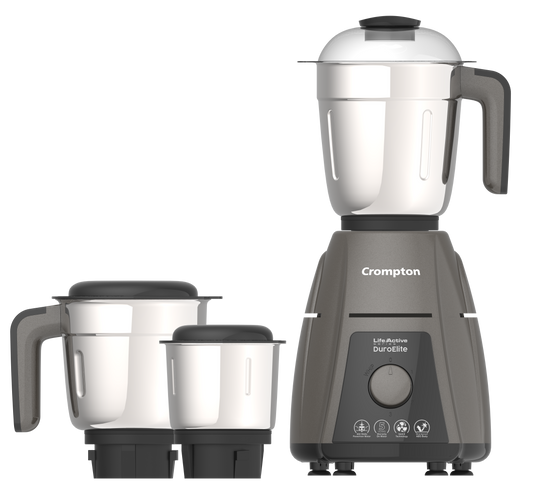 Crompton DuroElite 800W Mixer Grinder 3 Stainless Steel Jars