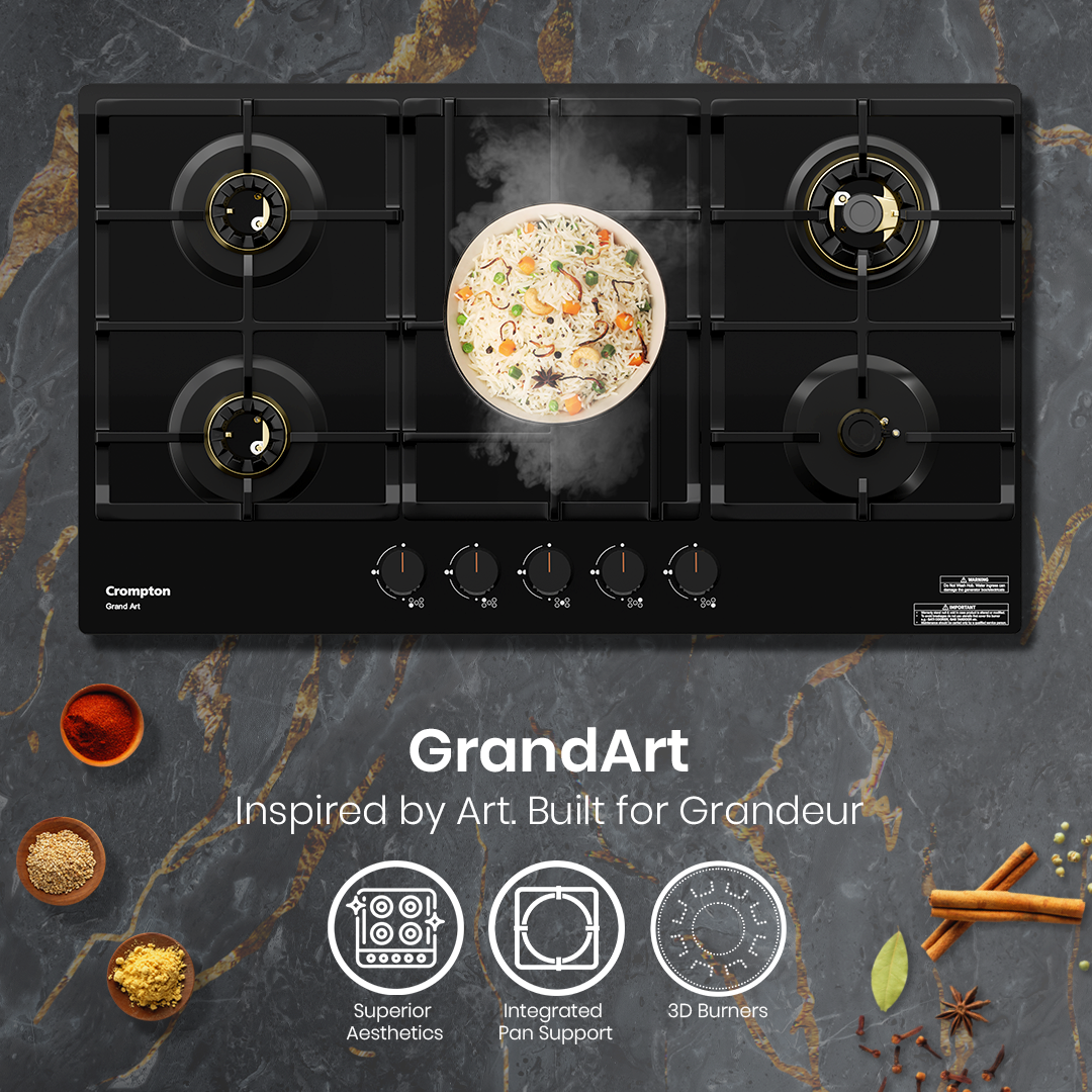 Crompton Hob Grandart Fb 90cm 5 Burner Crompton Hob Grandart Fb 90cm 5 Burner