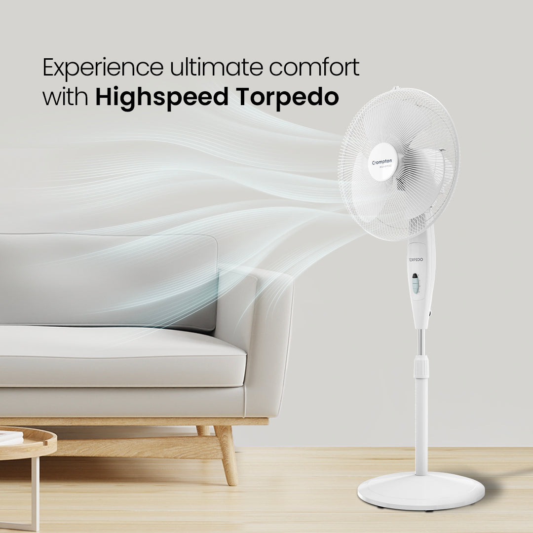 Crompton Torpedo HS PF Pedestal Fan Crompton Torpedo HS PF Pedestal Fan