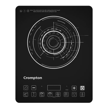 Crompton Instaserve Slim 2100 W Induction Cooktop | 8 One Touch Cook Menus Crompton Instaserve Slim 2100 W Induction Cooktop | 8 One Touch Cook Menus