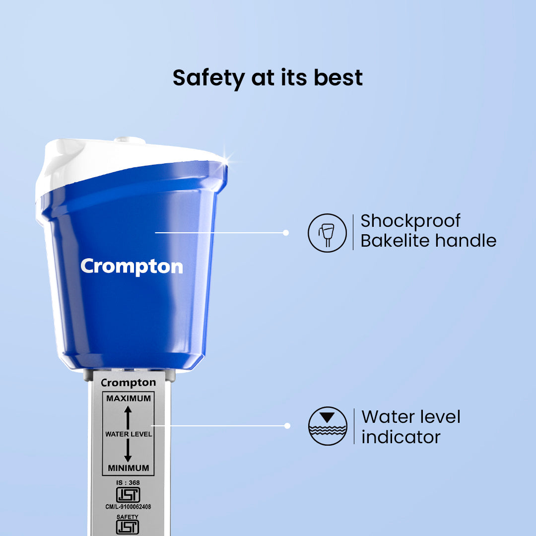 Crompton IHL 201 1000 W Immersion Water Heater with IP 68 Protection Crompton IHL 201 1000 W Immersion Water Heater with IP 68 Protection