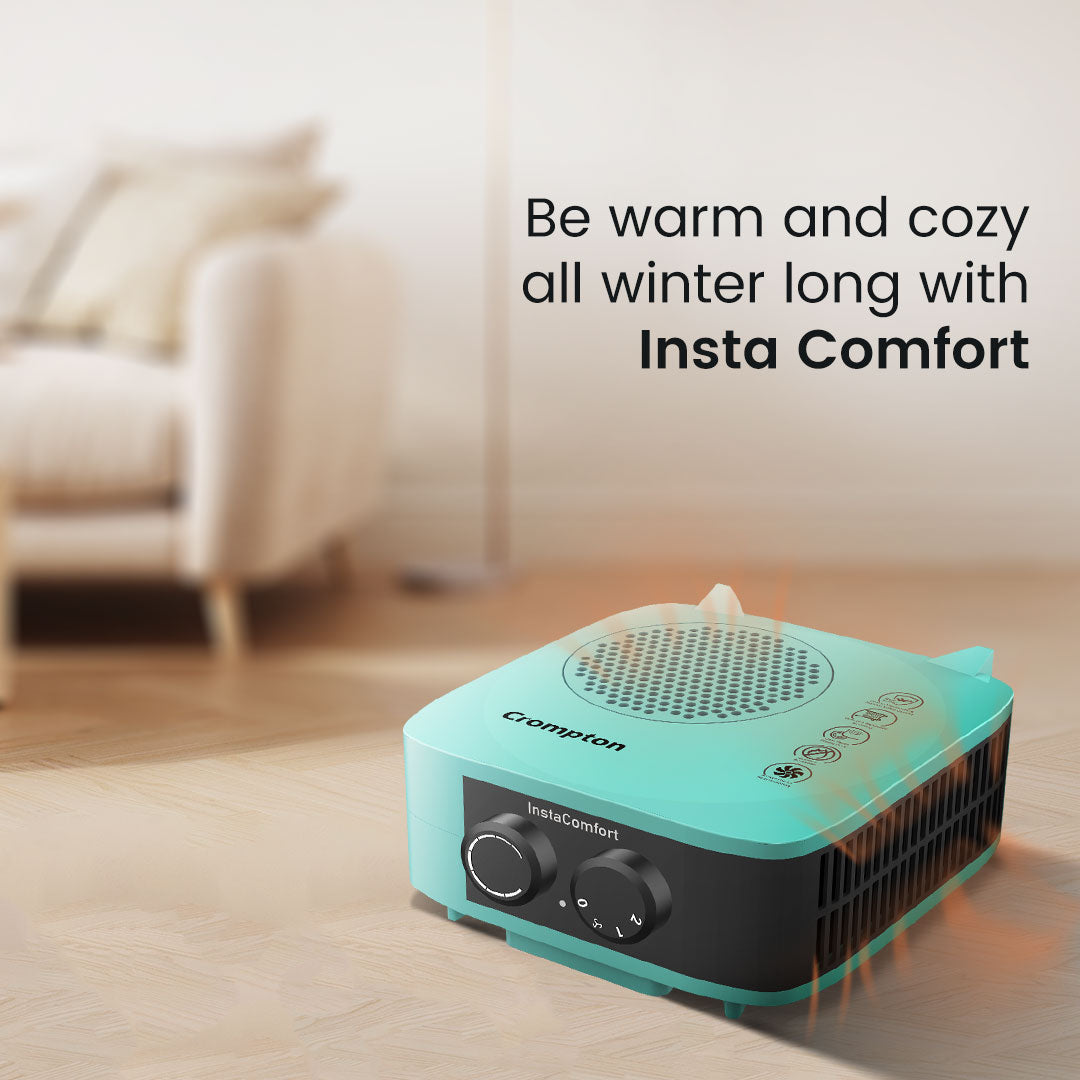 Crompton Insta Comfort Room Heater, 2000 W Heat Convector With 35 W Blower Crompton Insta Comfort Room Heater, 2000 W Heat Convector With 35 W Blower