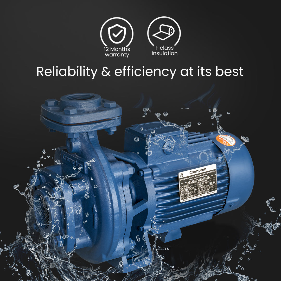 MBK22 (1PH) - 24 - Blue Centrifugal Monoset Pump MBK22 (1PH) - 24 - Blue Centrifugal Monoset Pump