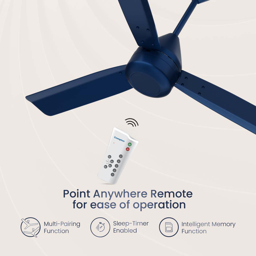 Crompton Energion Groove Remote BLDC Ceiling Fan Crompton Energion Groove Remote BLDC Ceiling Fan