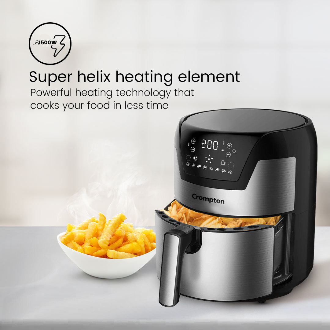Crompton NourisPro DG 4.5 Litres Air Fryer Crompton NourisPro DG 4.5 Litres Air Fryer