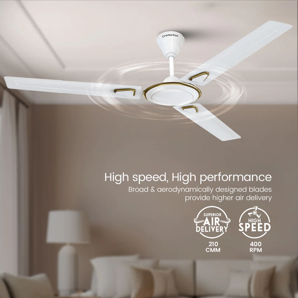 Crompton Surebreeze Super Briz Deco | Star Rated Ceiling Fan Crompton Surebreeze Super Briz Deco | Star Rated Ceiling Fan