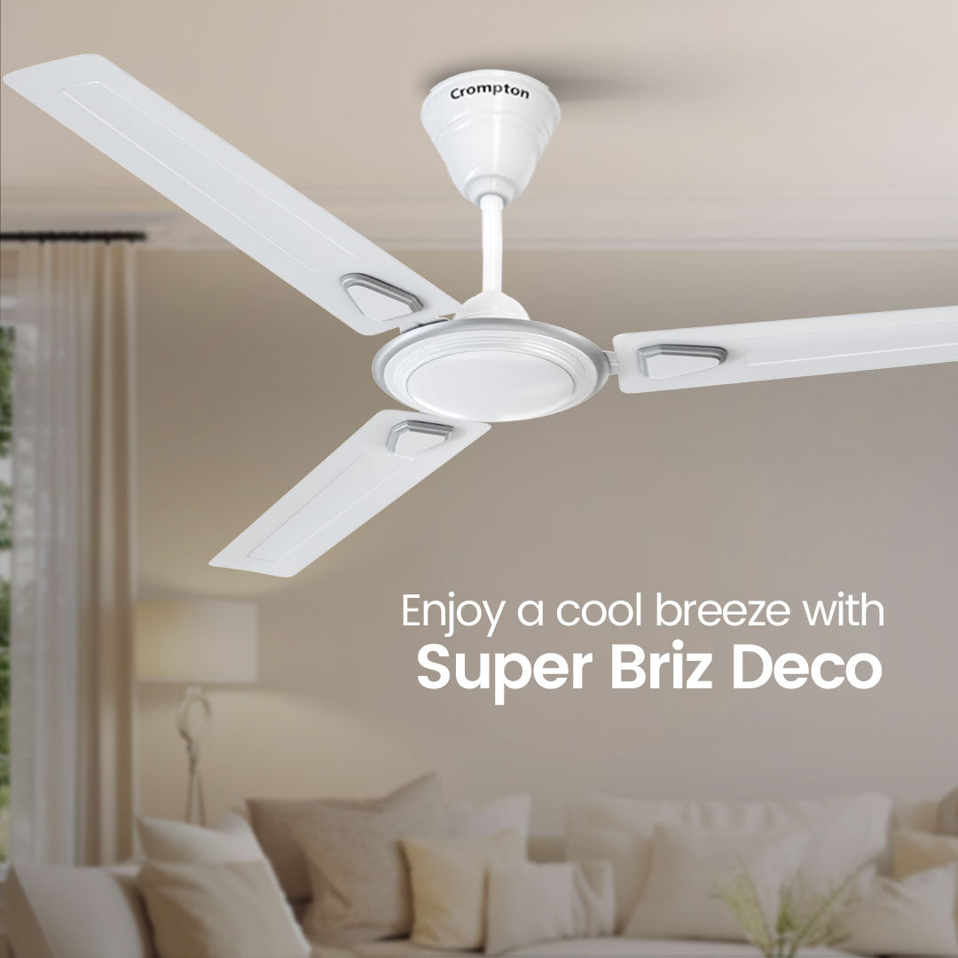 Crompton Surebreeze Super Briz Deco | Star Rated Ceiling Fan Crompton Surebreeze Super Briz Deco | Star Rated Ceiling Fan