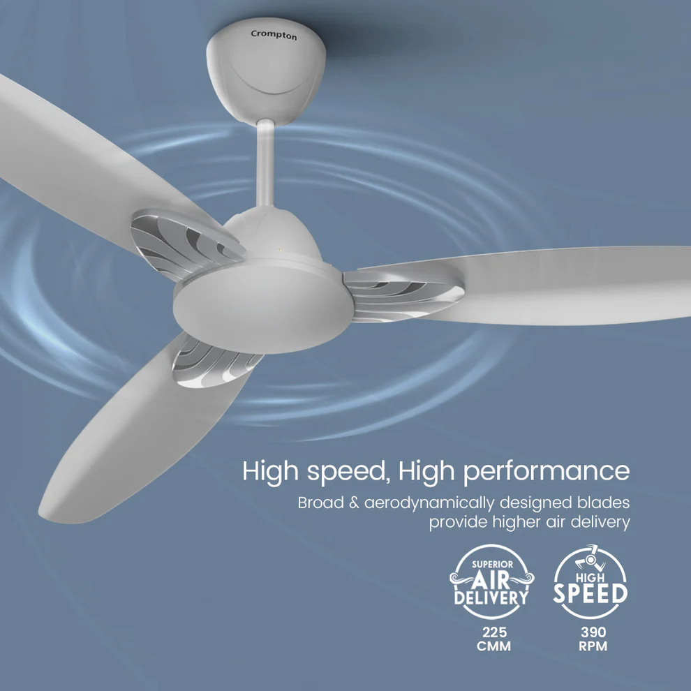 Crompton High Speed Senoprime | Star Rated Ceiling Fan Crompton High Speed Senoprime | Star Rated Ceiling Fan