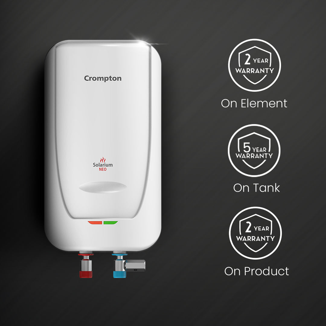 Crompton Solarium Neo 5-Litre, 3000W Instant Water Heater Crompton Solarium Neo 5-Litre, 3000W Instant Water Heater