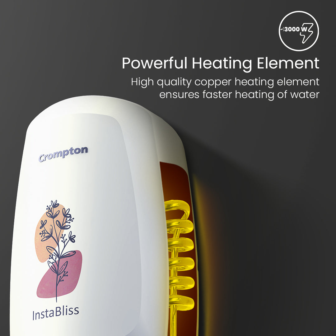 Crompton InstaBliss, 3000W Instant Water Heater Crompton InstaBliss, 3000W Instant Water Heater