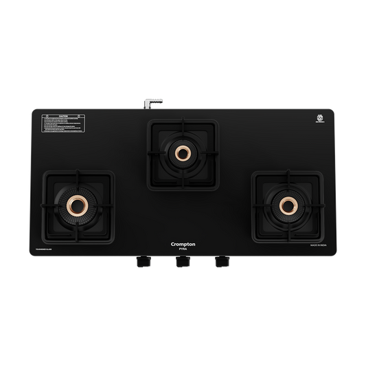 Crompton Pyra 3 Burner 77cm Slim Cooktop