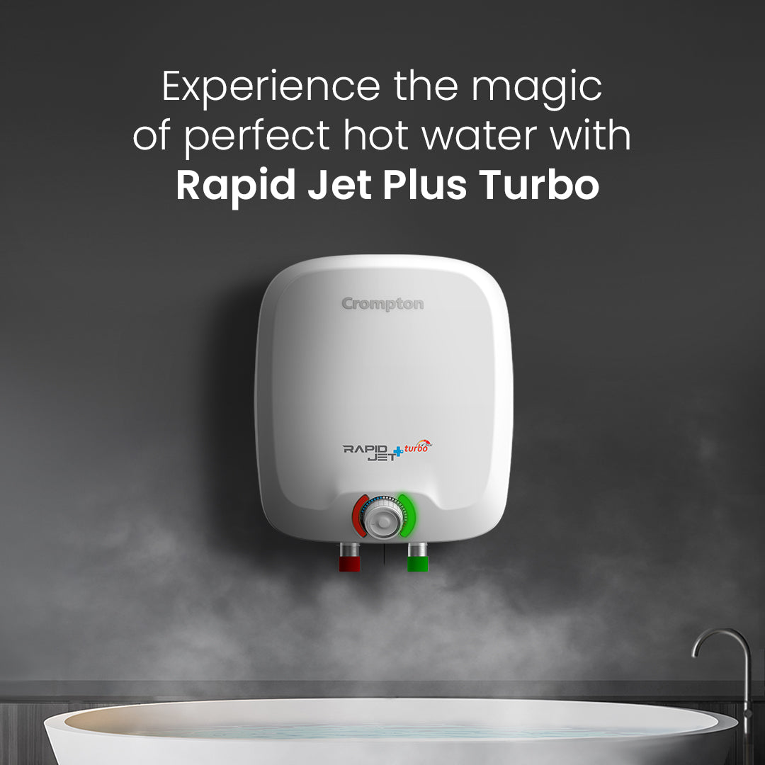 Crompton Rapidjet Plus Turbo , 3000W Storage Water Heater - 6-L Crompton Rapidjet Plus Turbo , 3000W Storage Water Heater - 6-L