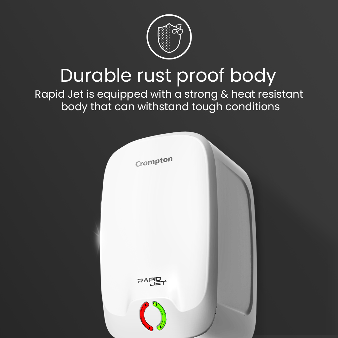 Crompton Rapid Jet, 4500W Instant Water Heater - 1-L Crompton Rapid Jet, 4500W Instant Water Heater - 1-L