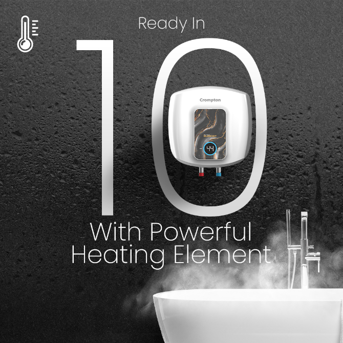 Crompton Solairum Qube IOT, 2000W Storage Water Heater Crompton Solairum Qube IOT, 2000W Storage Water Heater