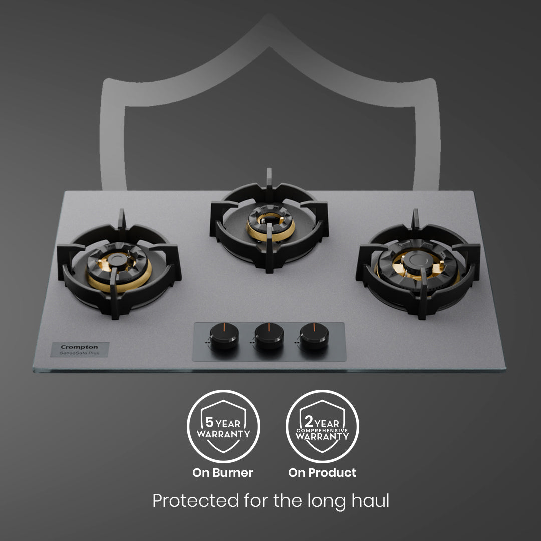 Crompton Hob SensoSafe Plus 78 Cm 3 Burner Crompton Hob SensoSafe Plus 78 Cm 3 Burner