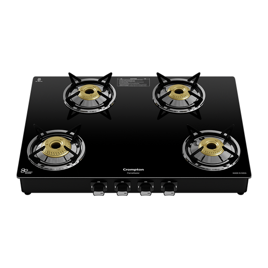 Crompton Cooktop FlameMaster 4 Burner 70 cm Glass