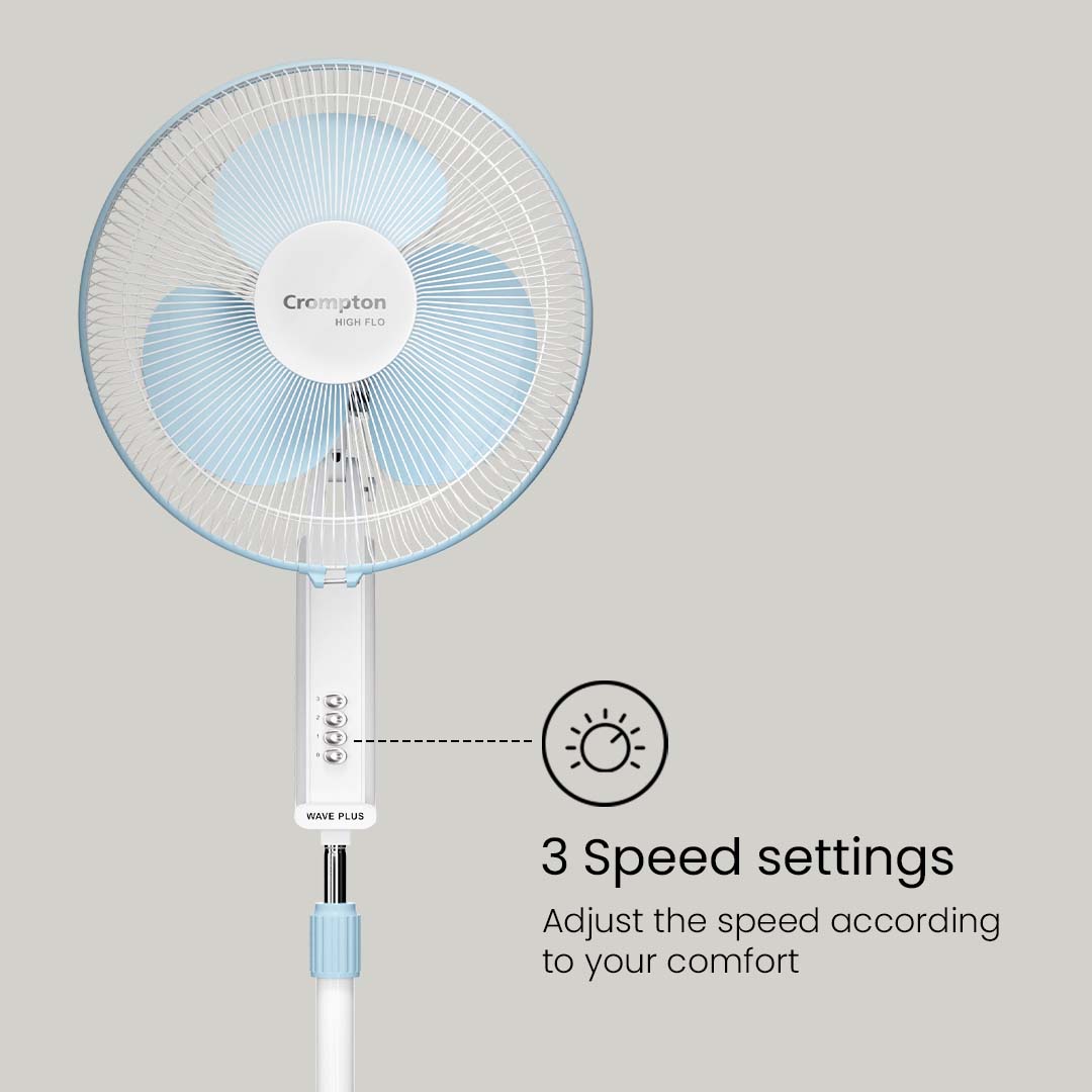 Crompton Hiflo Wave Plus Pedestal Fan Crompton Hiflo Wave Plus Pedestal Fan