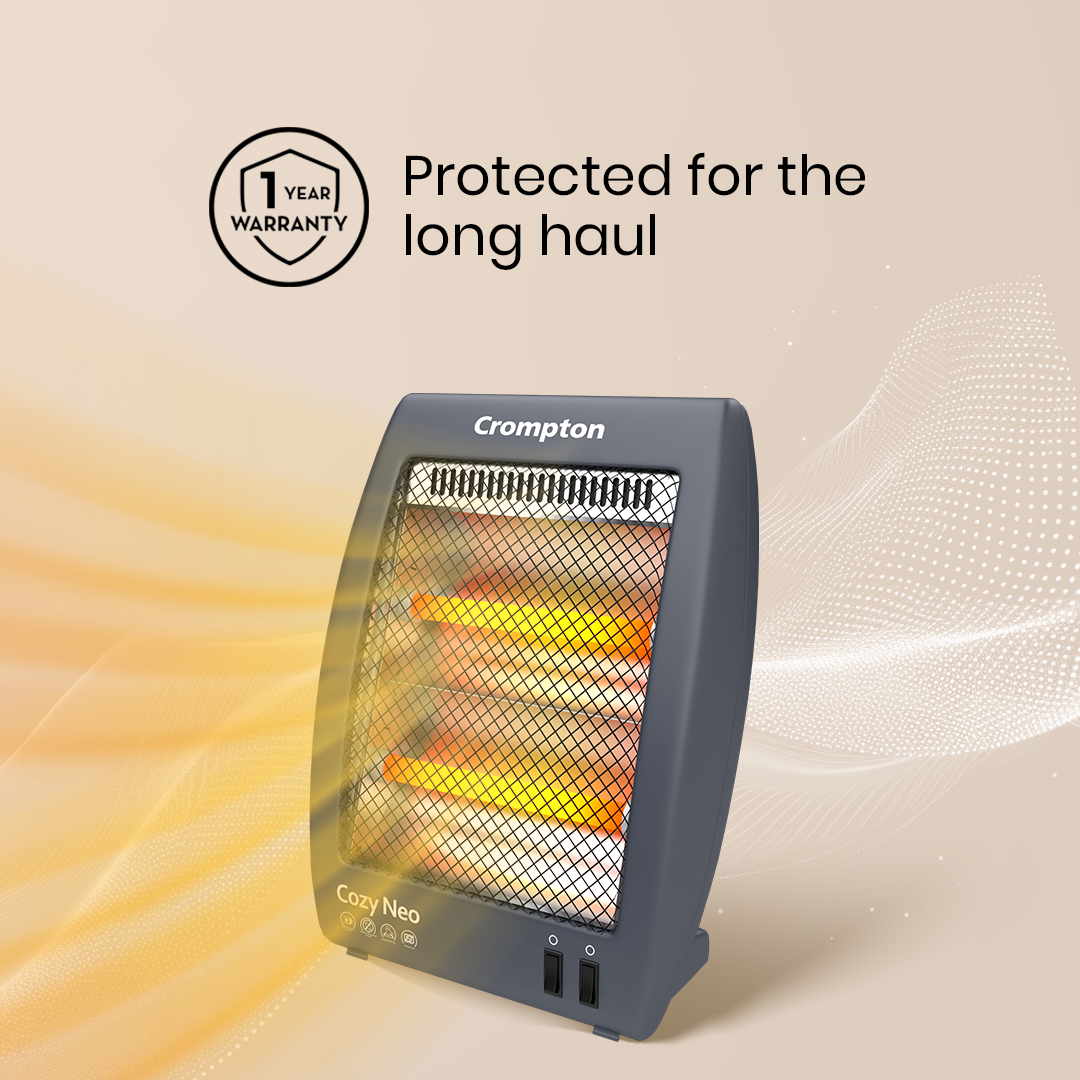 Crompton Cozy Neo 800W Halogen Heater Crompton Cozy Neo 800W Halogen Heater