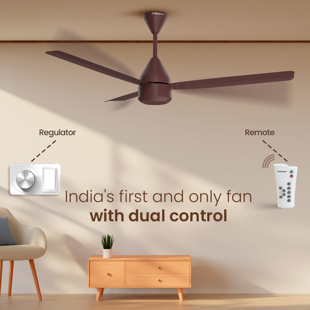 Crompton Energion Groove Regmote BLDC Ceiling Fan Crompton Energion Groove Regmote BLDC Ceiling Fan