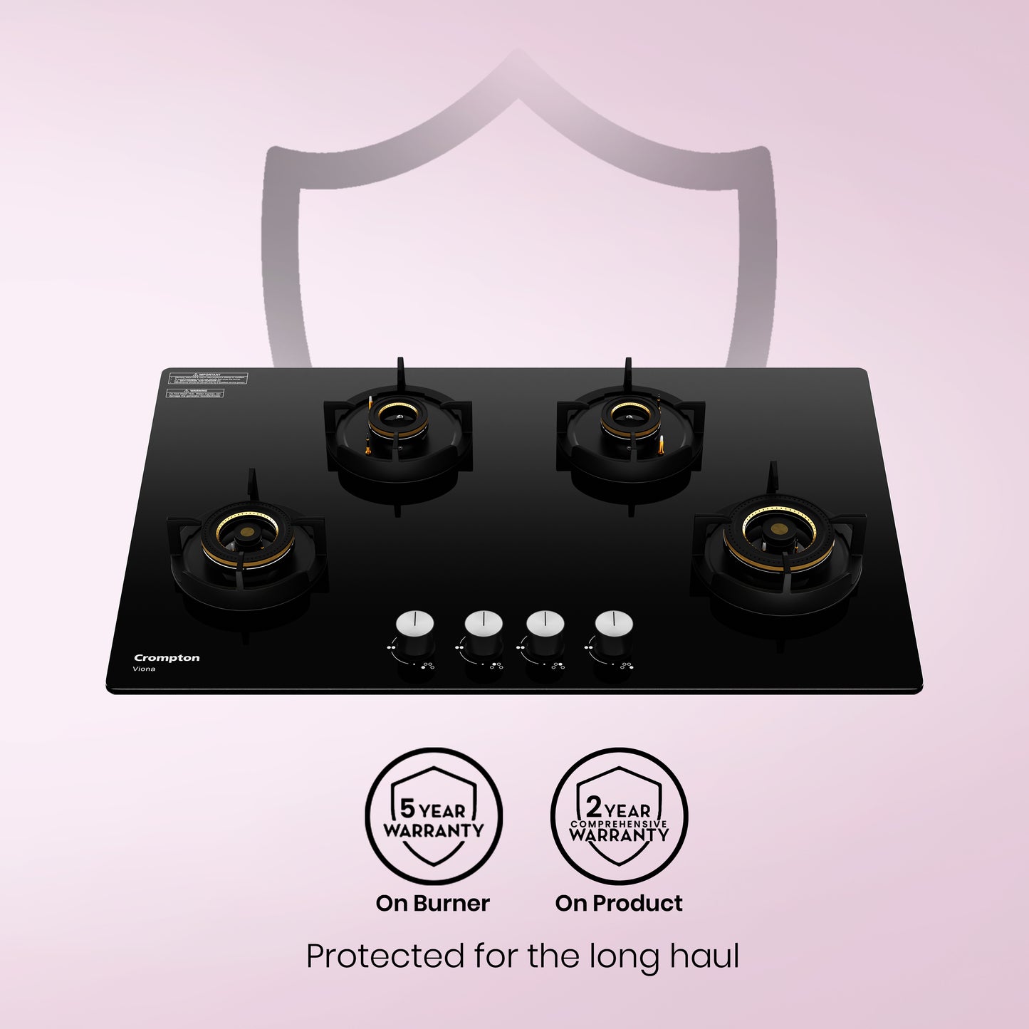 Crompton Hob Viona 82 cm 4 Burner Crompton Hob Viona 82 cm 4 Burner