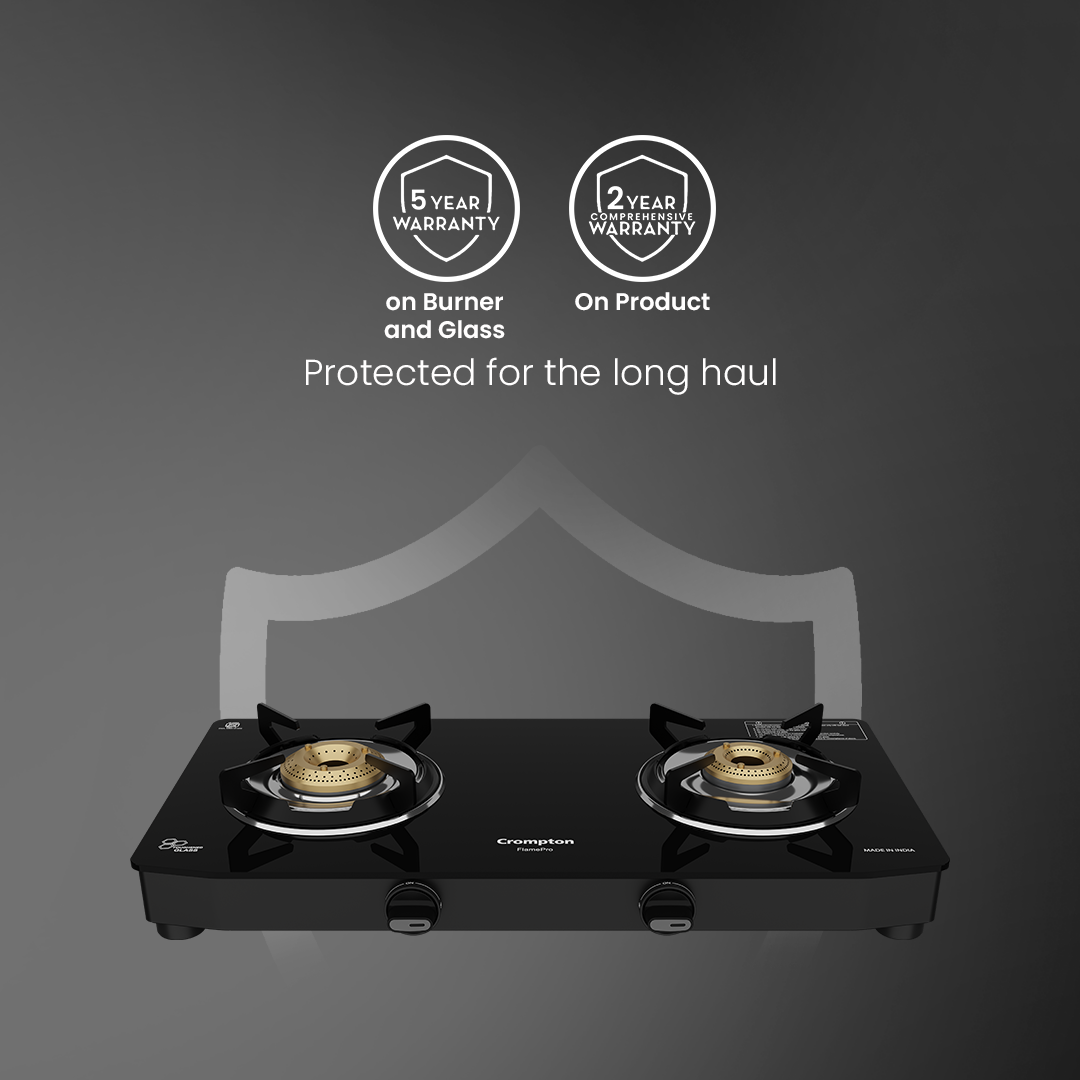 Crompton Cooktop FlamePro 2 Burner MS Body Crompton Cooktop FlamePro 2 Burner MS Body