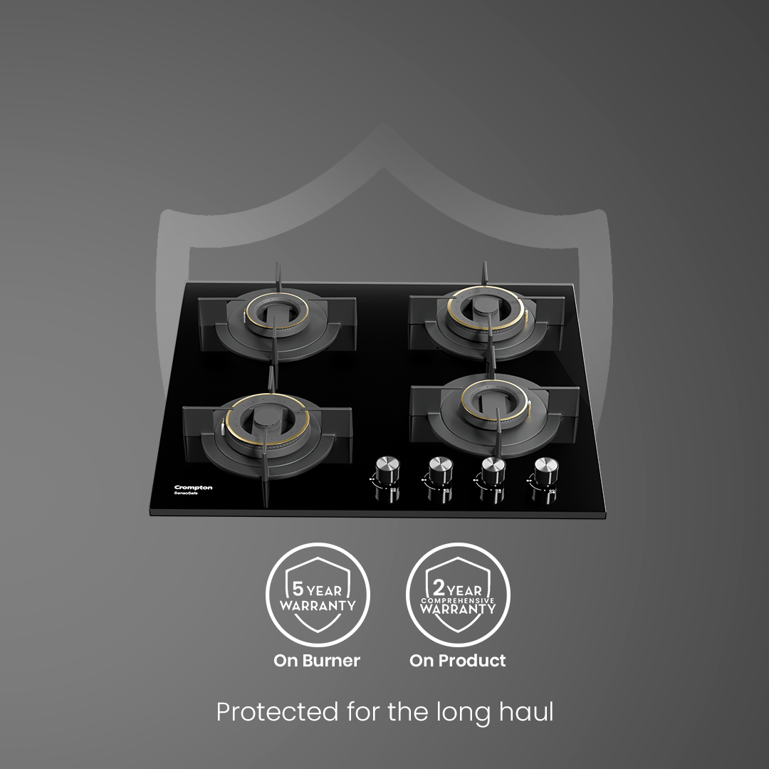 Crompton SensoSafe Gas Hob 60cm 4 Burner Crompton SensoSafe Gas Hob 60cm 4 Burner
