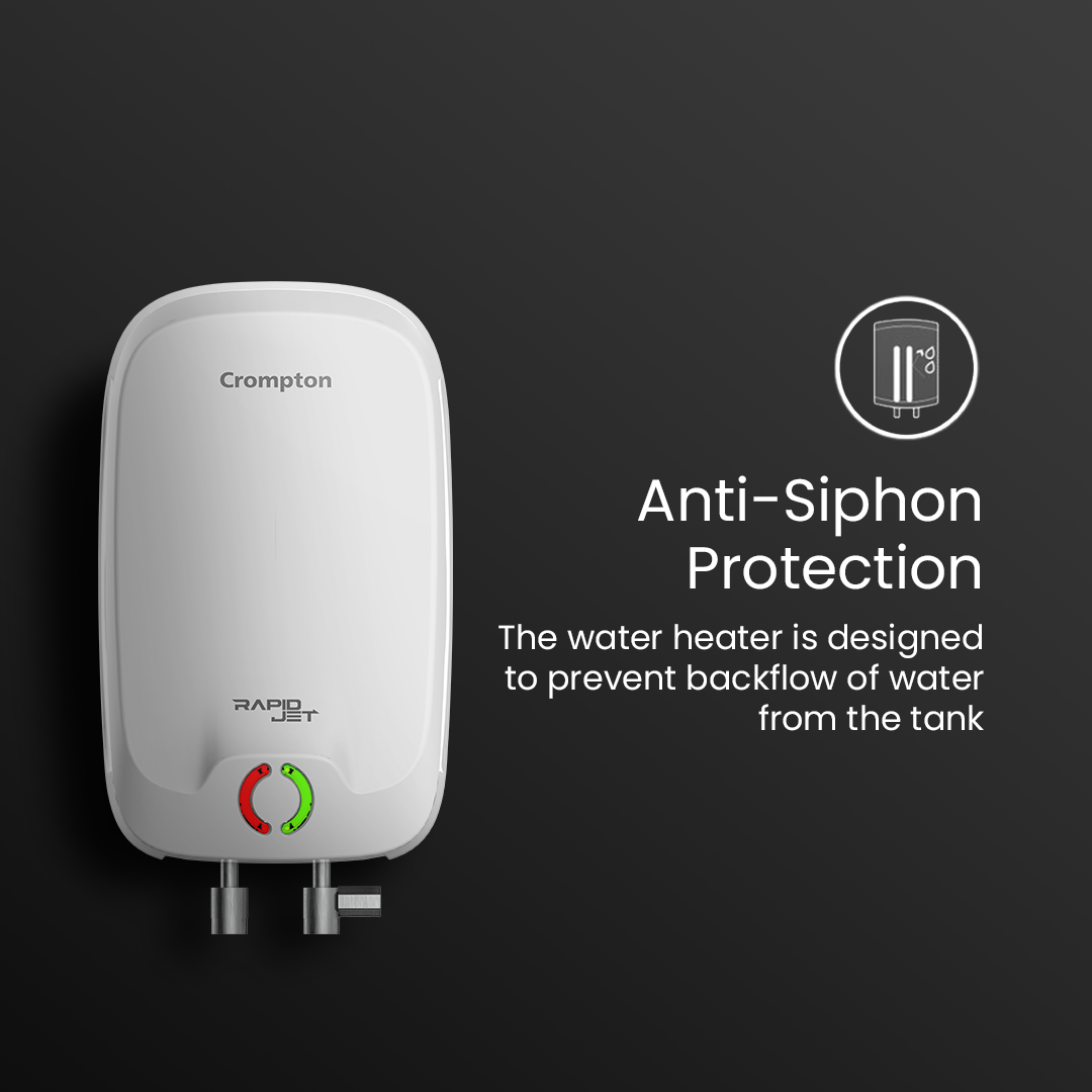Crompton Rapid Jet, 4500W Instant Water Heater - 1-L Crompton Rapid Jet, 4500W Instant Water Heater - 1-L
