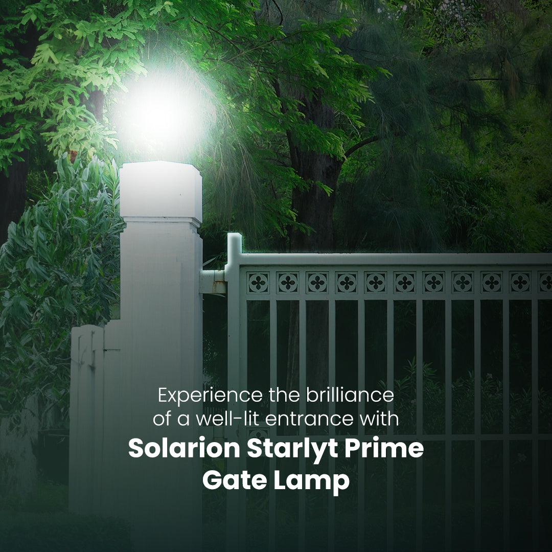 Solarion Starlyt Prime Gate Lamp (Metal with B22 Holder) Solarion Starlyt Prime Gate Lamp (Metal with B22 Holder)